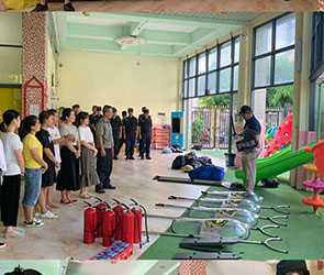 ?？谑型赓Q(mào)幼兒園開展2019防火災(zāi)與反恐防暴演練